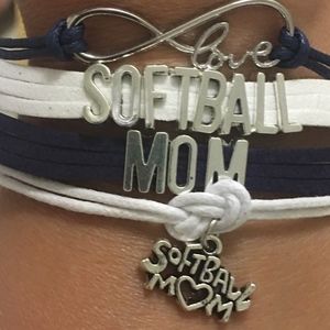 Softball Mom Bracelet- Softball Jewelry For Moms